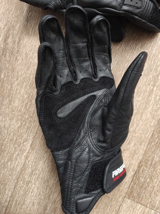 Мотоперчатки шкіряні для теплої погоди Firefox