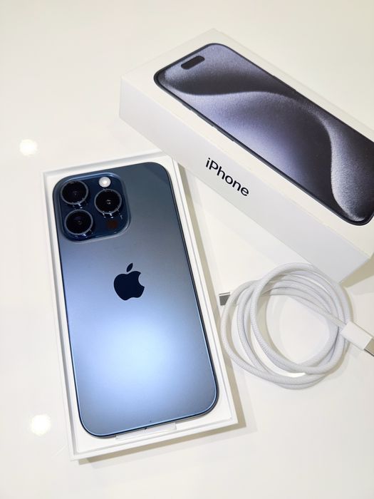iPhone 15 Pro 256gb como novo + acessórios