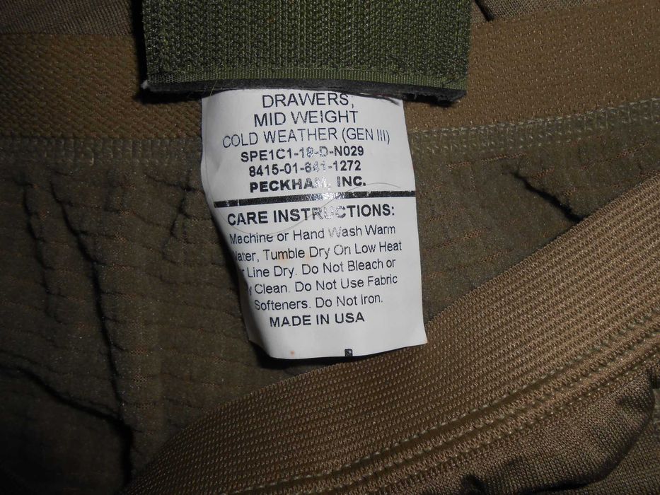 комплект термобілизни армії США ECWCS GEN III Level 2 колір койот