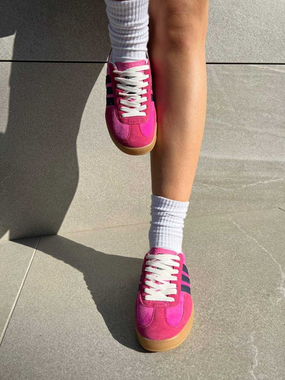 Gucci x Adidas Gazelle Pink Velvet