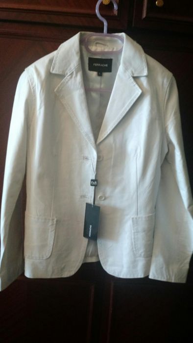 Новый кожаный пиджак