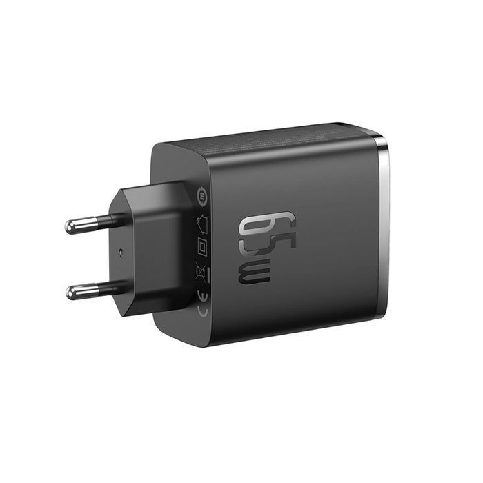 Ładowarka Baseus Cube Pro 65W | 3 Porty USB-C/A | Czarna