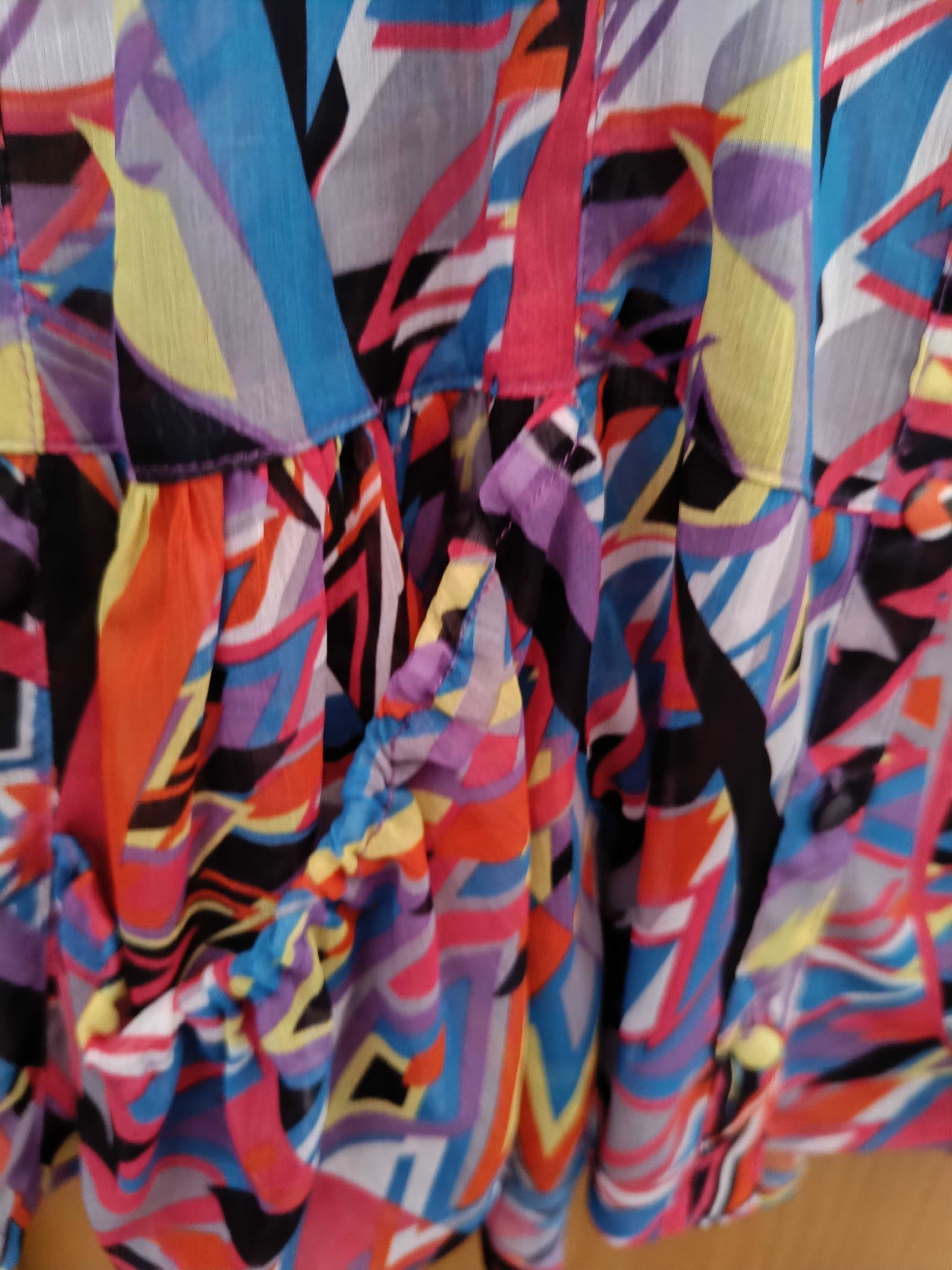 Camiseiro tamanho M botões forrados, mistura de cores com cito