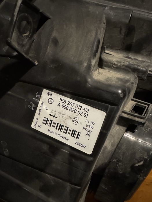 Фари Спрінтер Sprinter 906 Права,ліва.