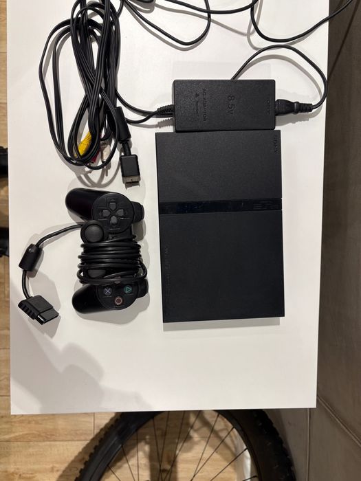 Używana Konsole Sony PlayStation 2 (PS2) Czarna