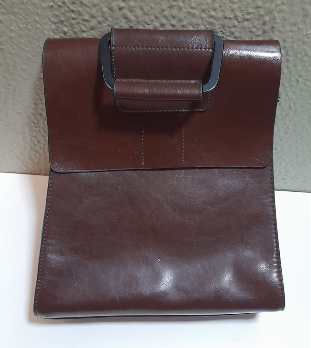 Mala pele genuína couro