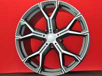 Szare alufelgi R22 5X112 BMW X5 G05 X5M X6 G06 X6M X7 G07 Facelift LCI