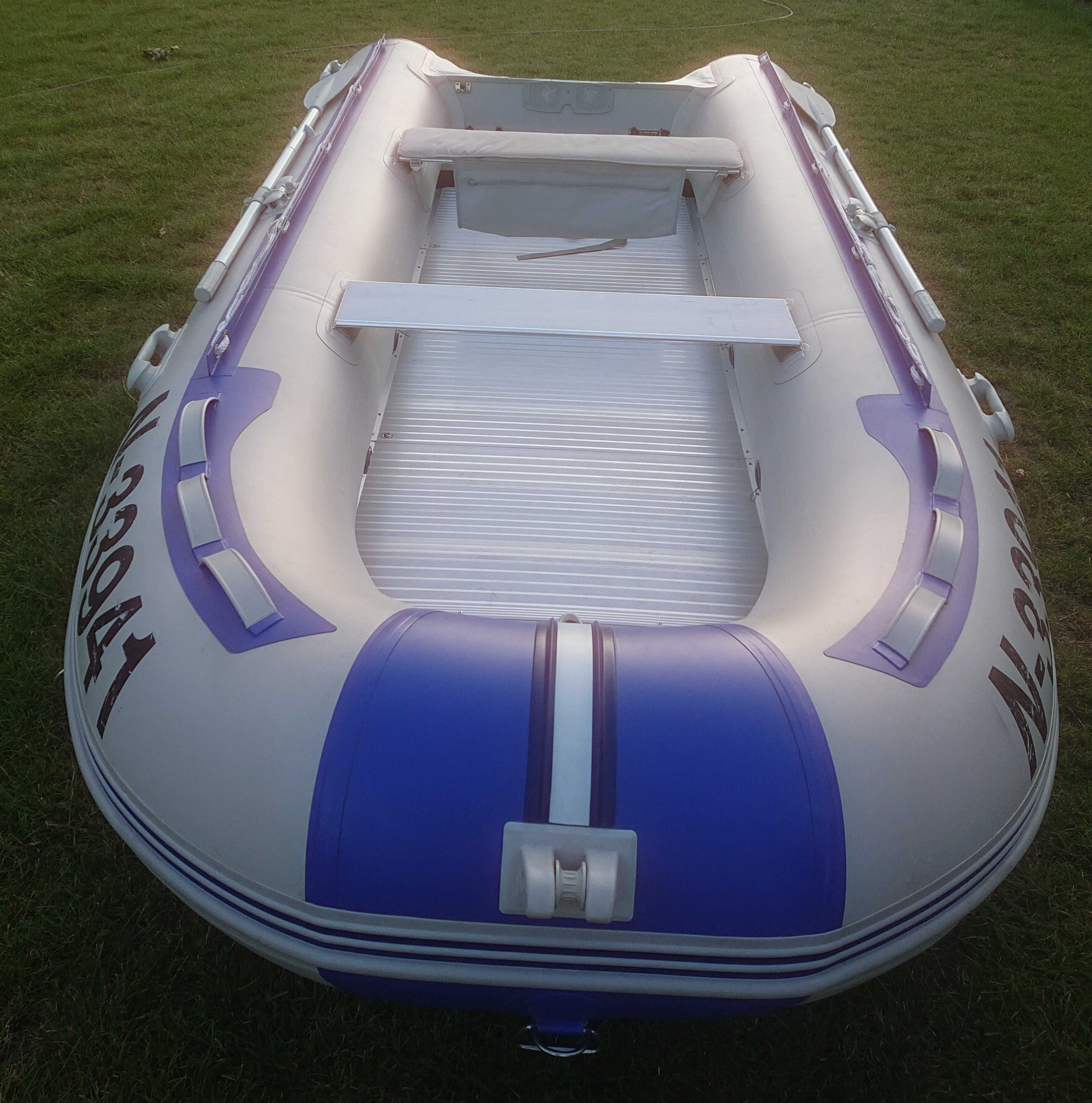 Ponton morski Viamare 380S z silnikiem Yamaha f9.9, bimini,koła