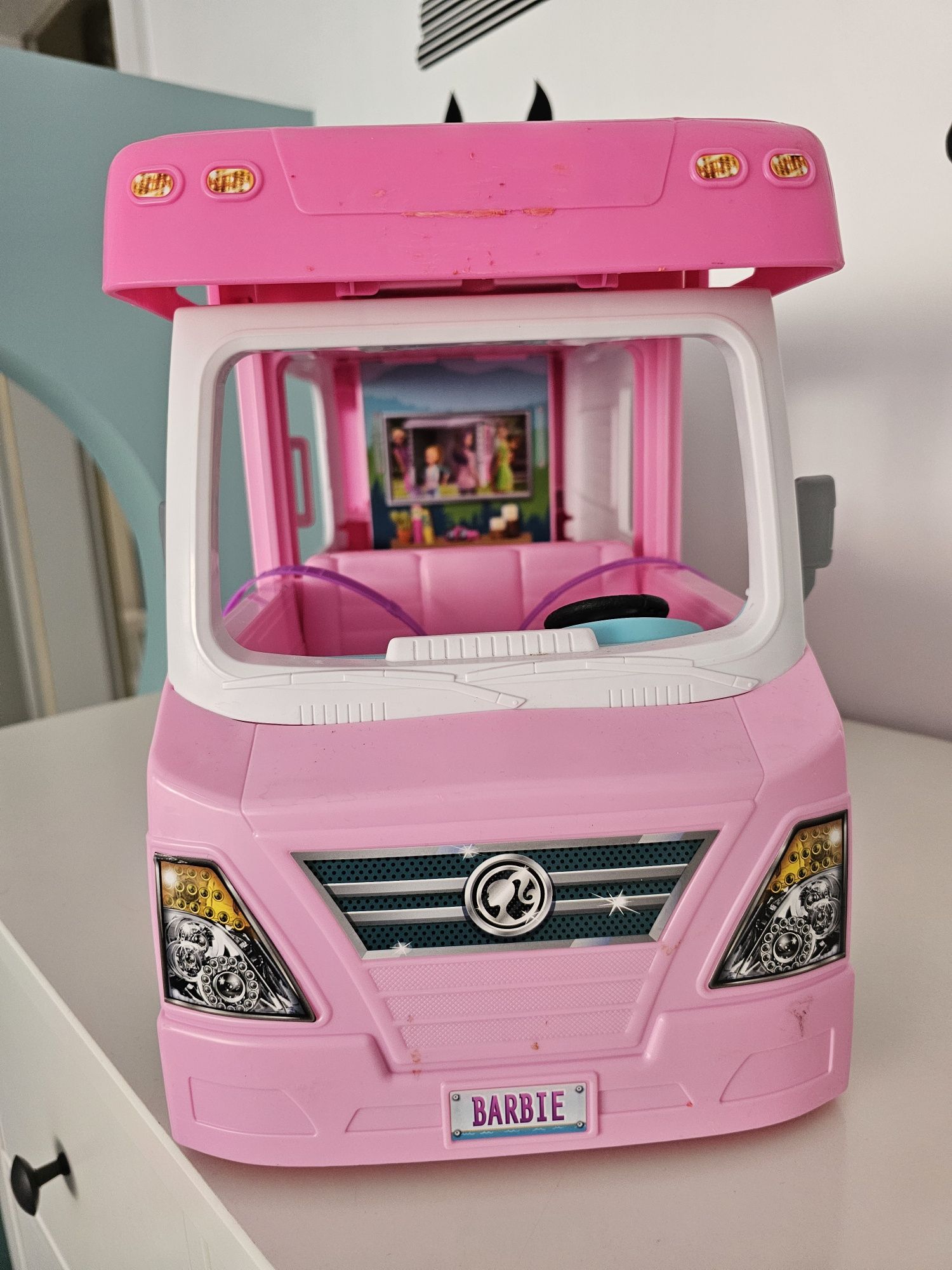 Barbie kamper domek samochód