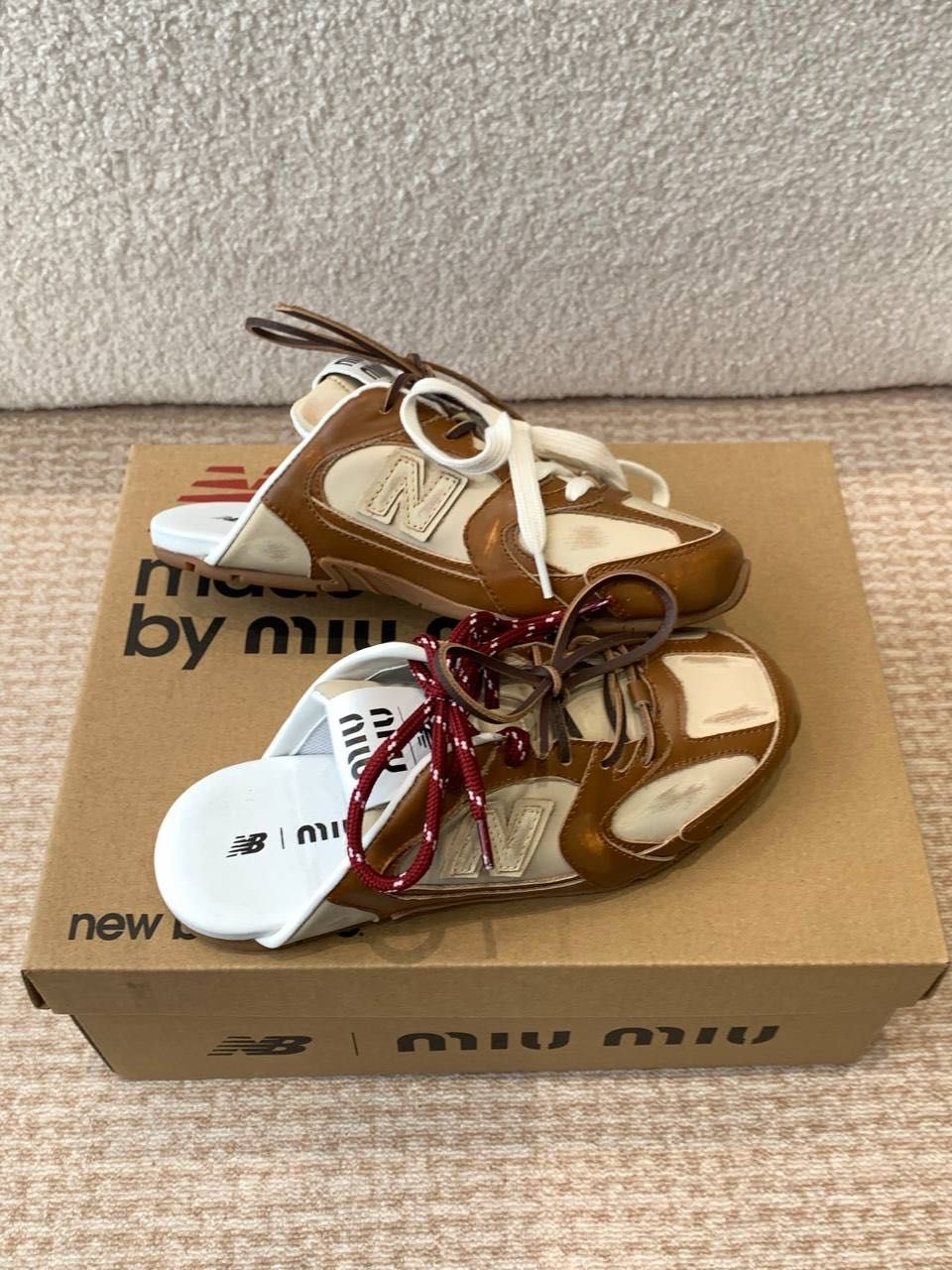 Luksusowe Adidasy mule NB MIU MIU! Najnowszy model! 36-42