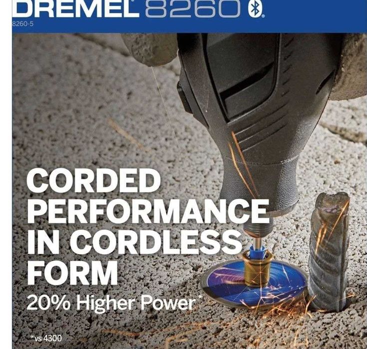 Dremel 8260 із безщітковим двиг і Bluetooth Гравер Дремель Шліфмашинка