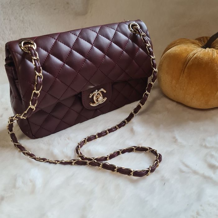 Torba classic flap bag Chanel BORDOWA