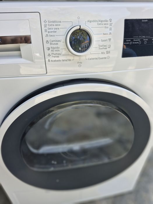 Máquina de  secar  roupa  bosch  bomba de calor 8kg