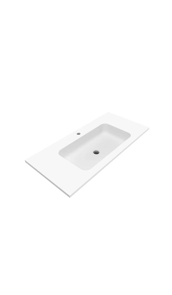 Umywalka Cristalstone linea 100x45cm z otworem