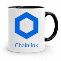 Kubek krypto z nadrukiem - Chainlink - LINK - kryptowaluty
