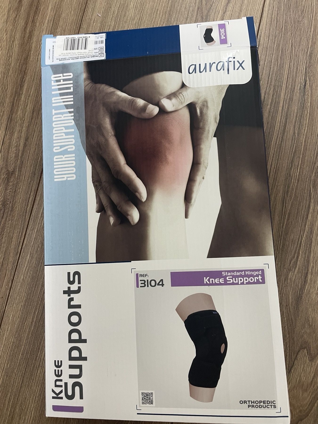 Наколінник Aurafix (Аурафікс) 3104 з шарнірами універсальний