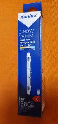 halogen R7s 80W 78mm 2700K żarówka Kanlux