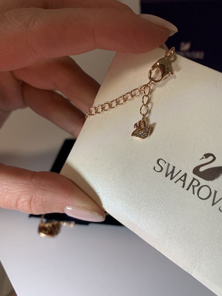 Підвіс swarovski iconic swan подвес ланцюжок