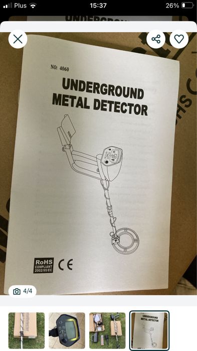 Nowy wykrywacz metali TC-600 oraz NO: 4060