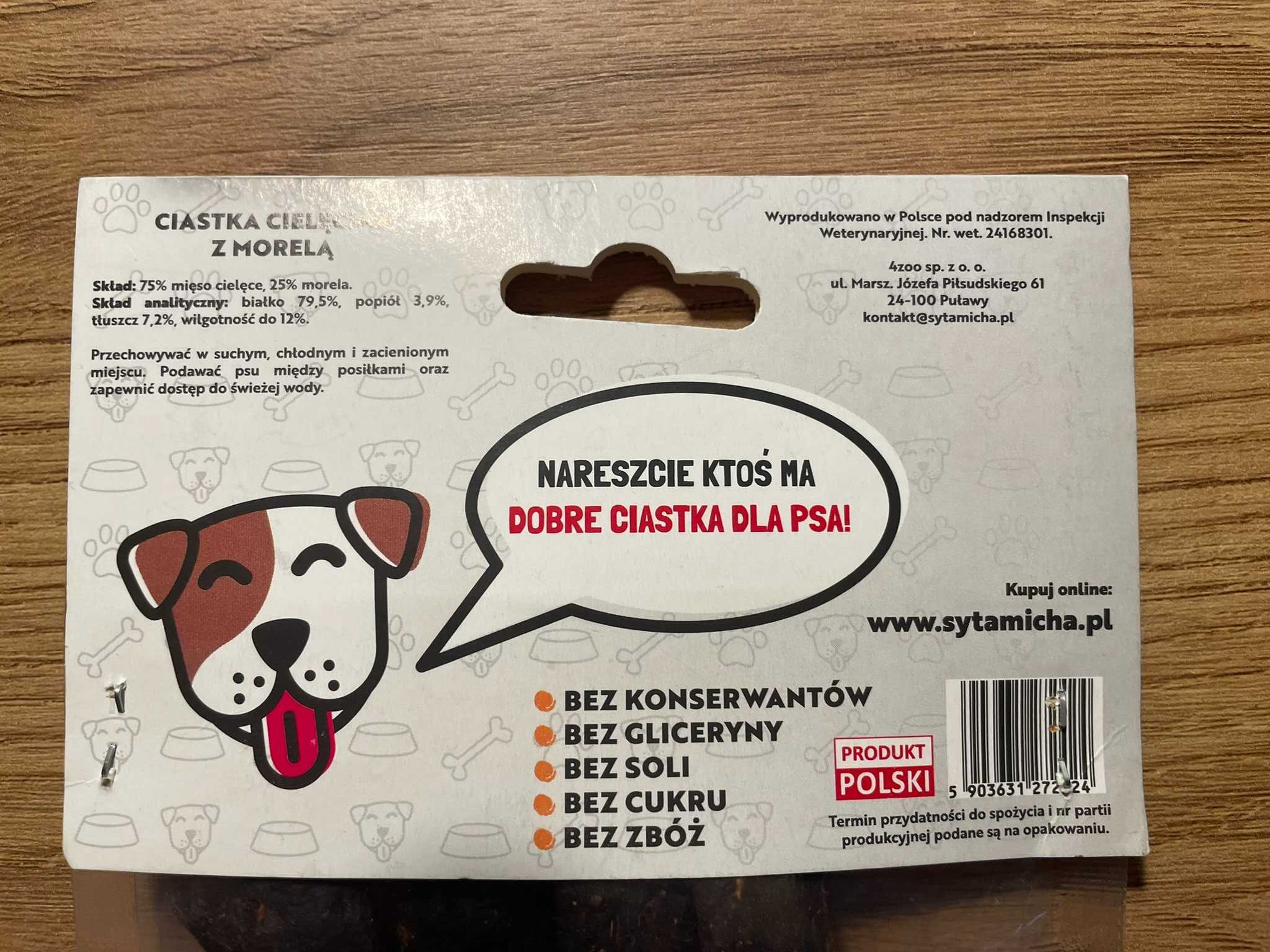 2 x PSIAKERSY dla psa / Naturalne suszone ciastka z królikiem 100g