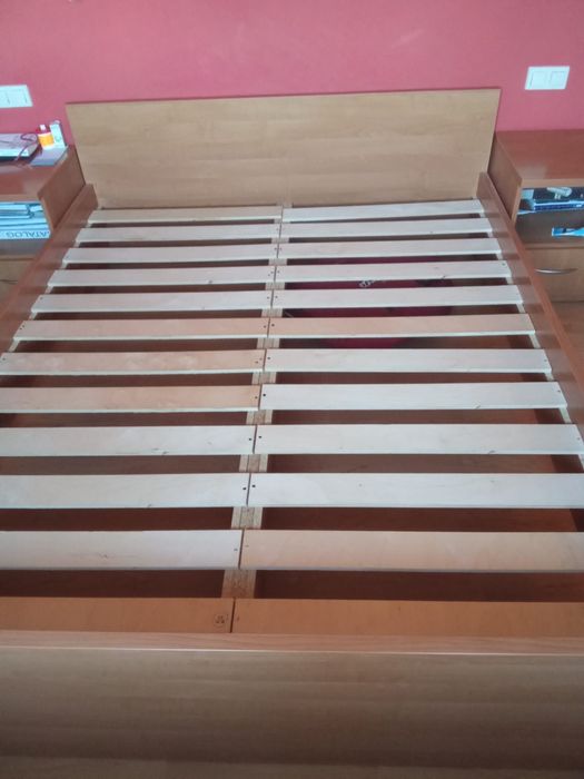 Łóżko 160 cm, stelaż, materac, łóżko do sypialni