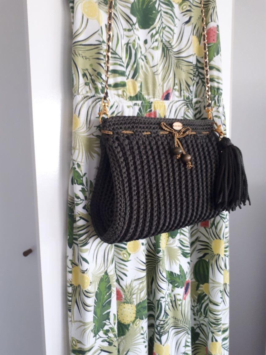 Torebka handmade ze sznurka
