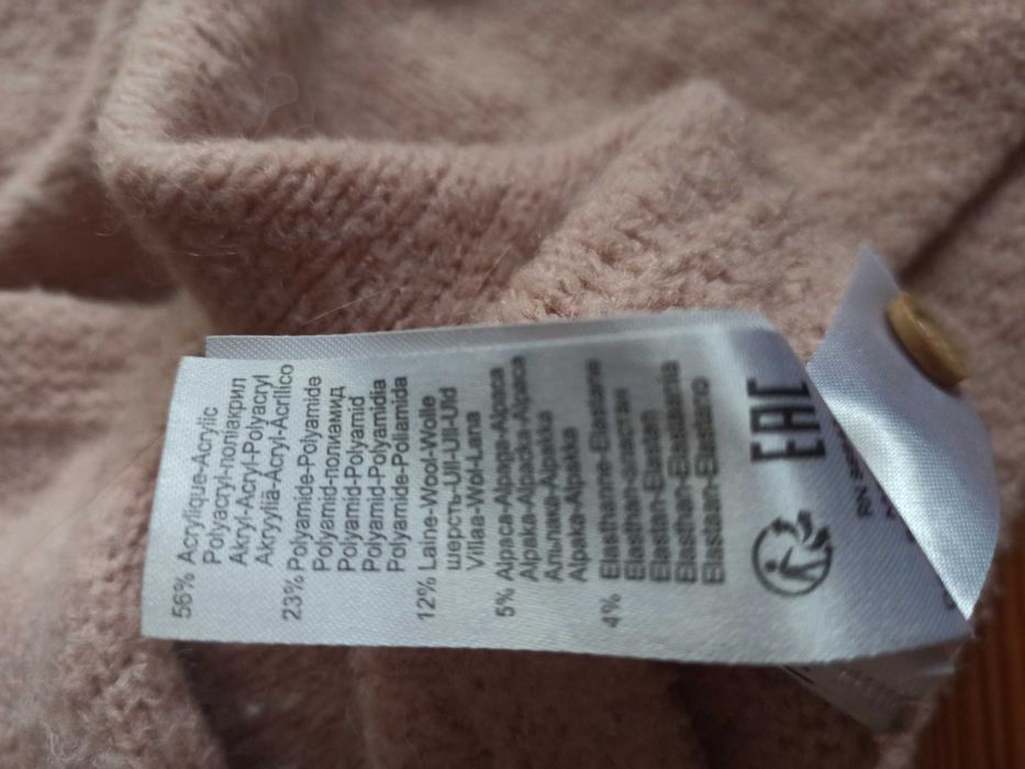 Sweter dla dziewczynki 86 wełna wool alpaka La Redoute