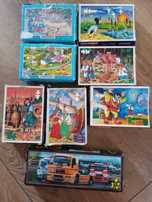 Stare 30 letnie puzzle zestaw