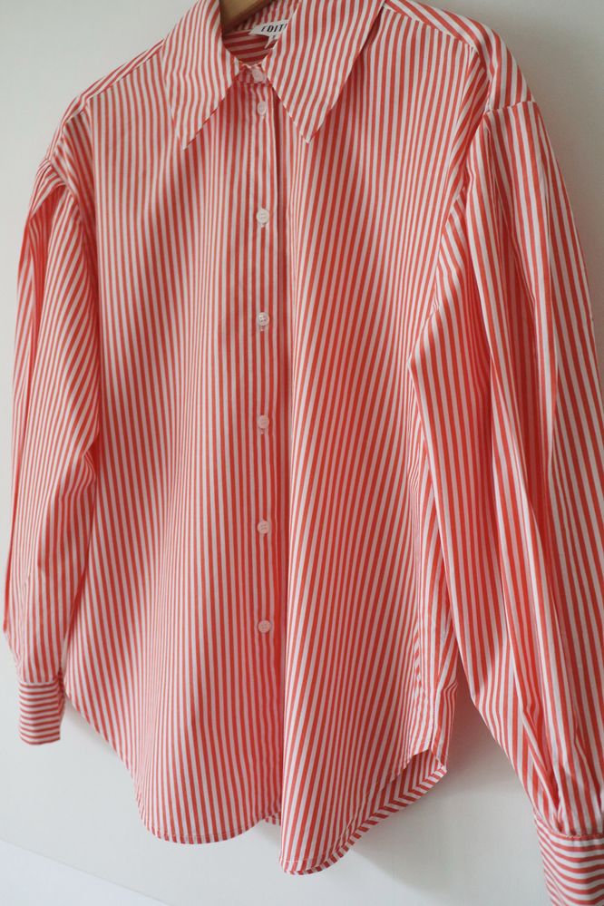 Edited Koszula oversize w czerwone paski