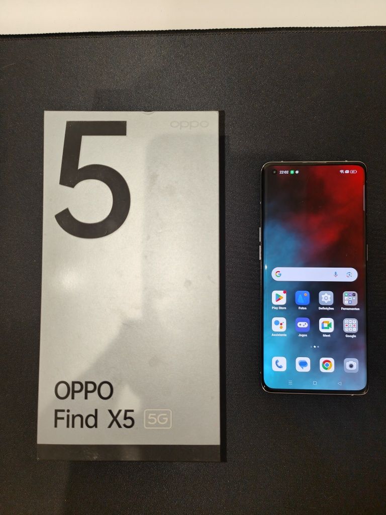 Smartphone OPPO Find X5 / 8GB RAM / 256GB - Branco (Como novo)