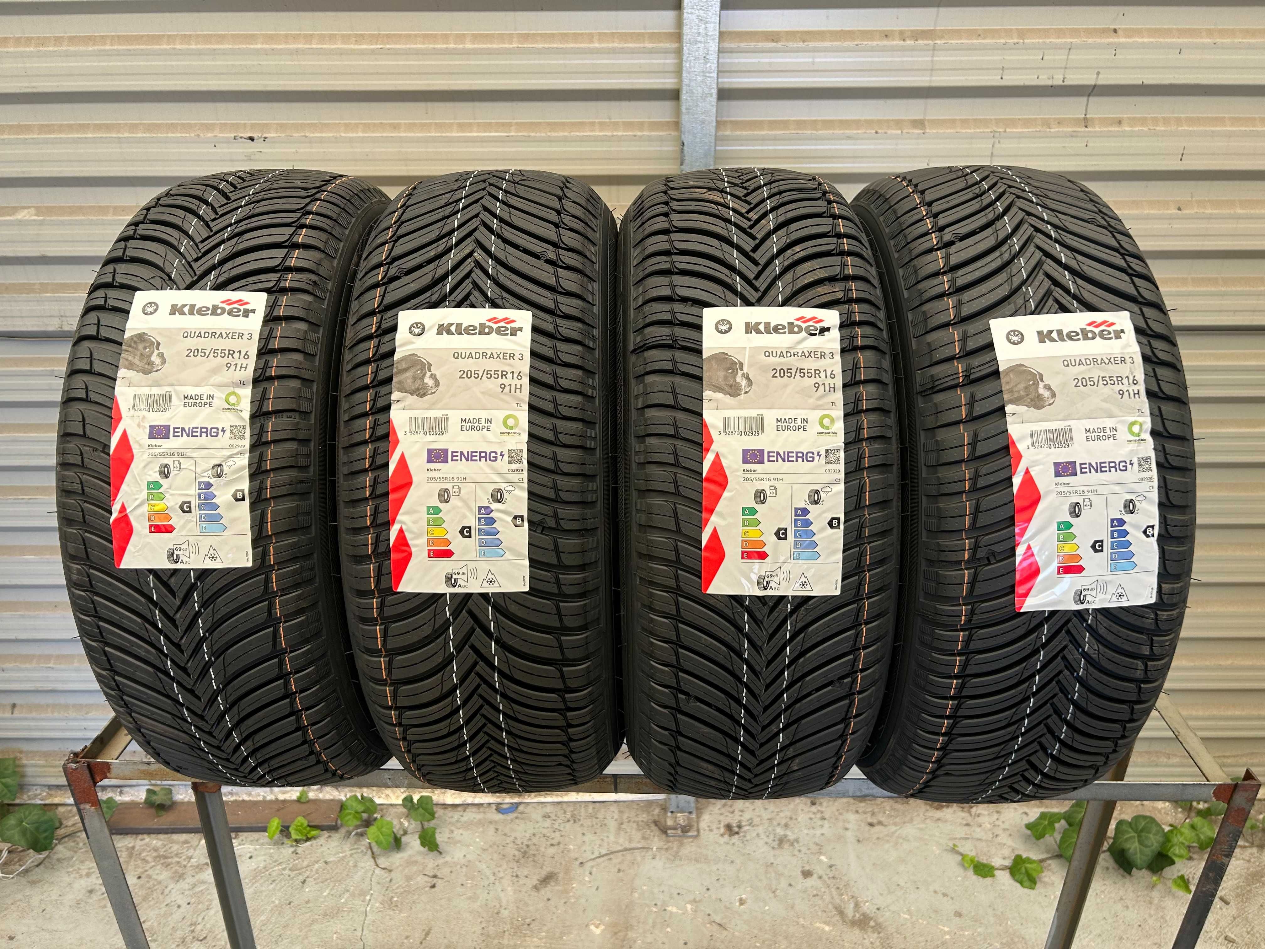 4szt Nowe całoroczne 205/55R16 Kleber Quadraxer3 2024rok! C,B,69db gwa