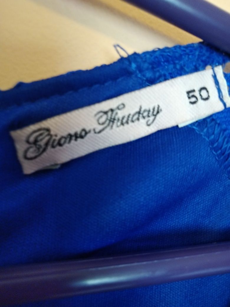 R.50 sukienka koronkowa granatowa, chaber