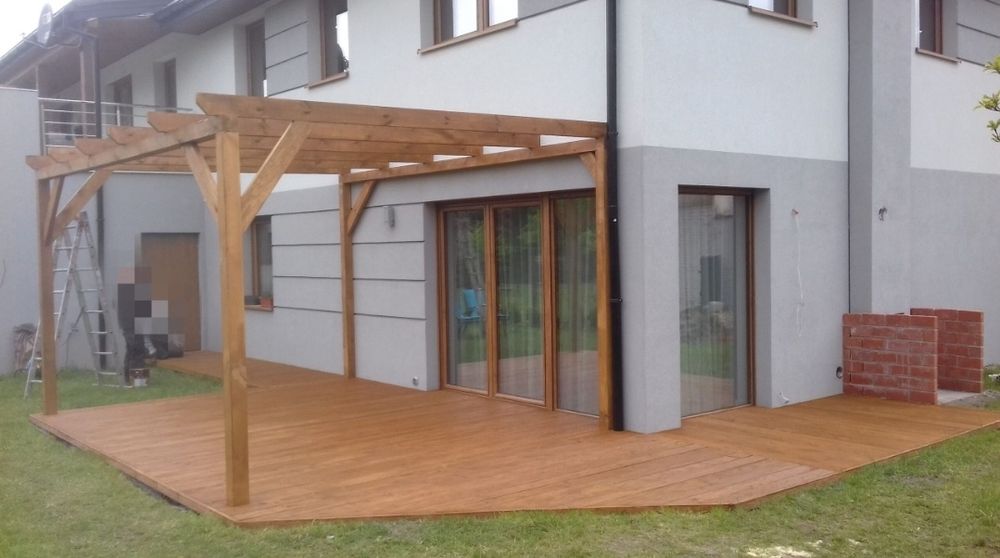 Tarasy drewniane-kompozytowe, wiaty, zadaszenia Wroclaw