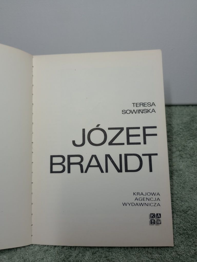 Józef Brandt. Teresa Sowińska