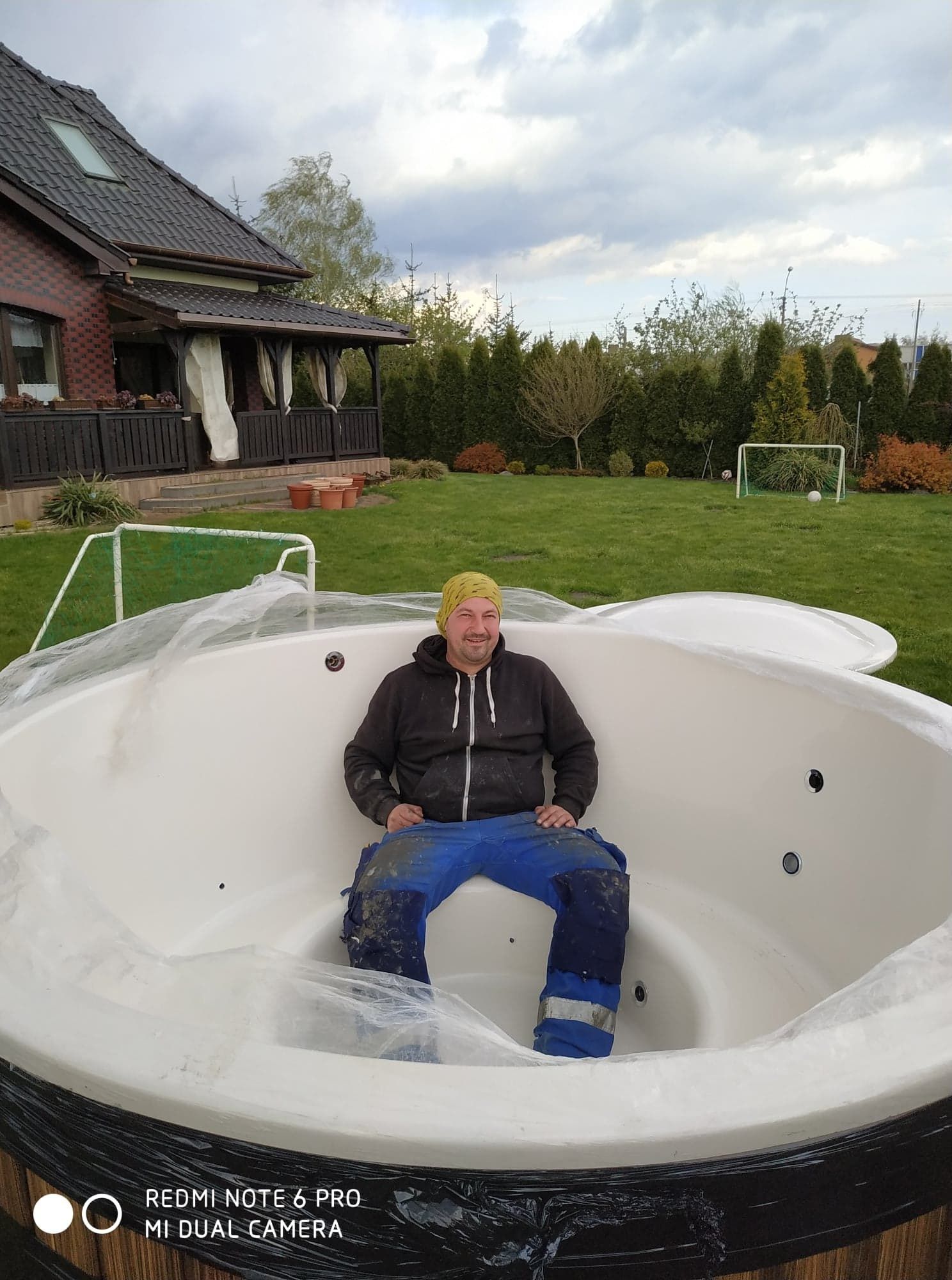 Balia ogrodowa beczka ogrodowa jacuzzi basen beczka sauna