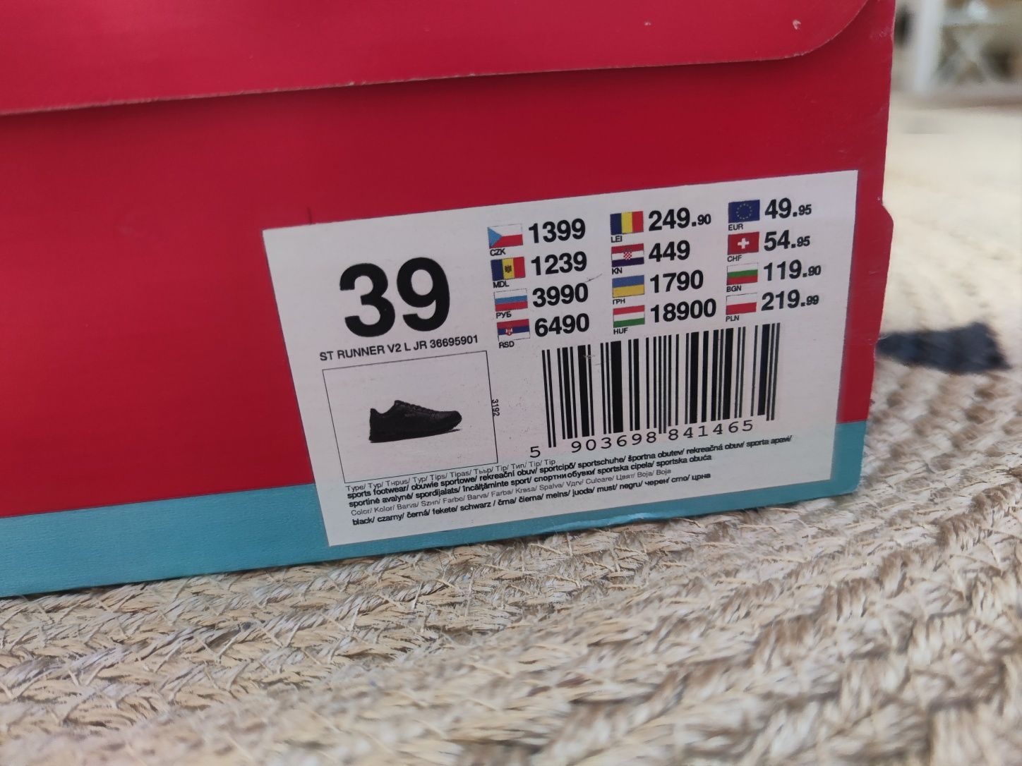 Buty puma st runner V2 L Jr 39 damskie