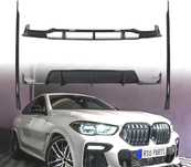 KIT CARROÇARIA BMW X6 G06 19- LOOK BLACK KNIGHT PRETO BRILHANTE