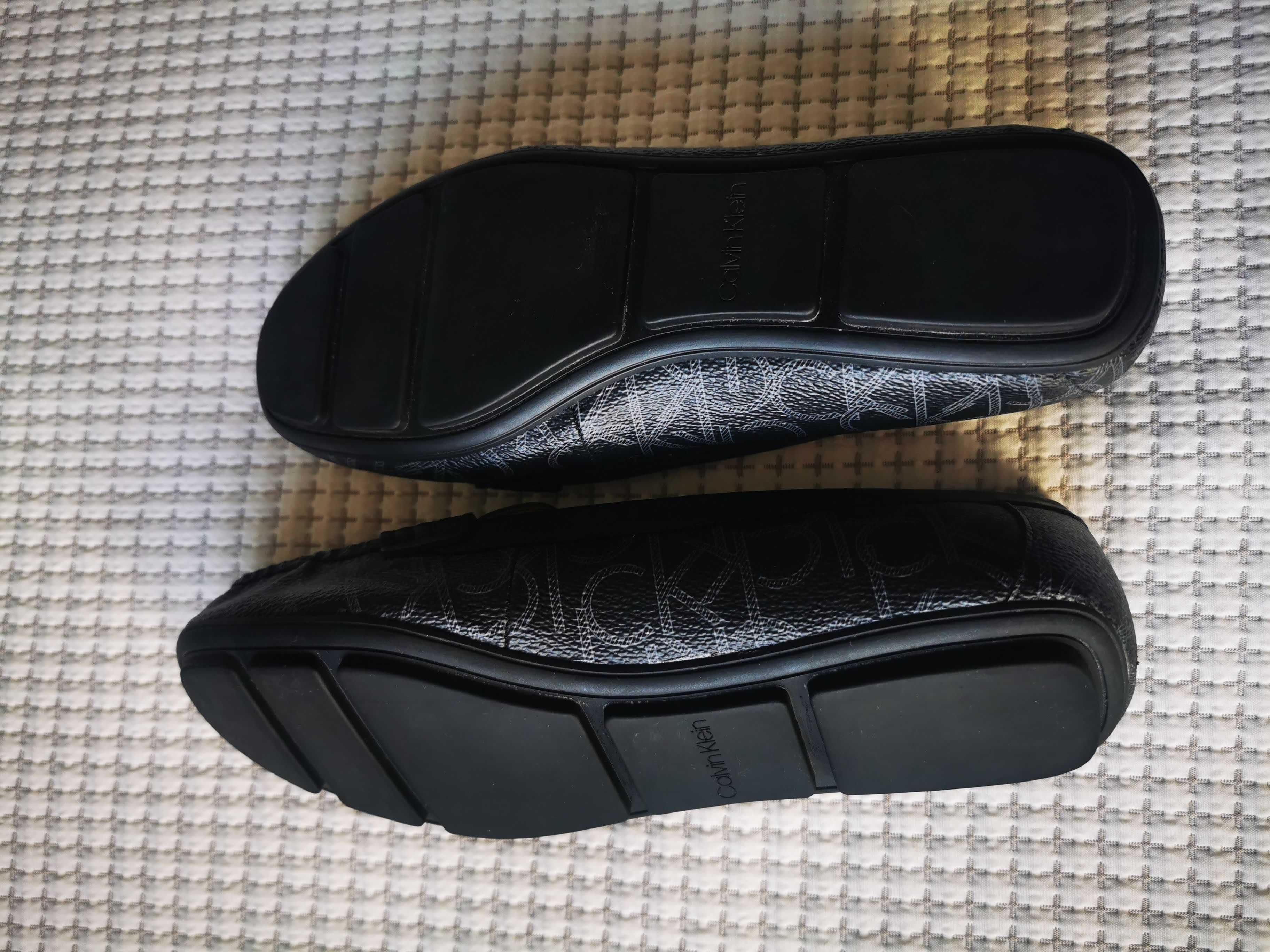 Buty mokasyny Calvin Klein LISA czarne stan jak nowe, roz. 38, polecam