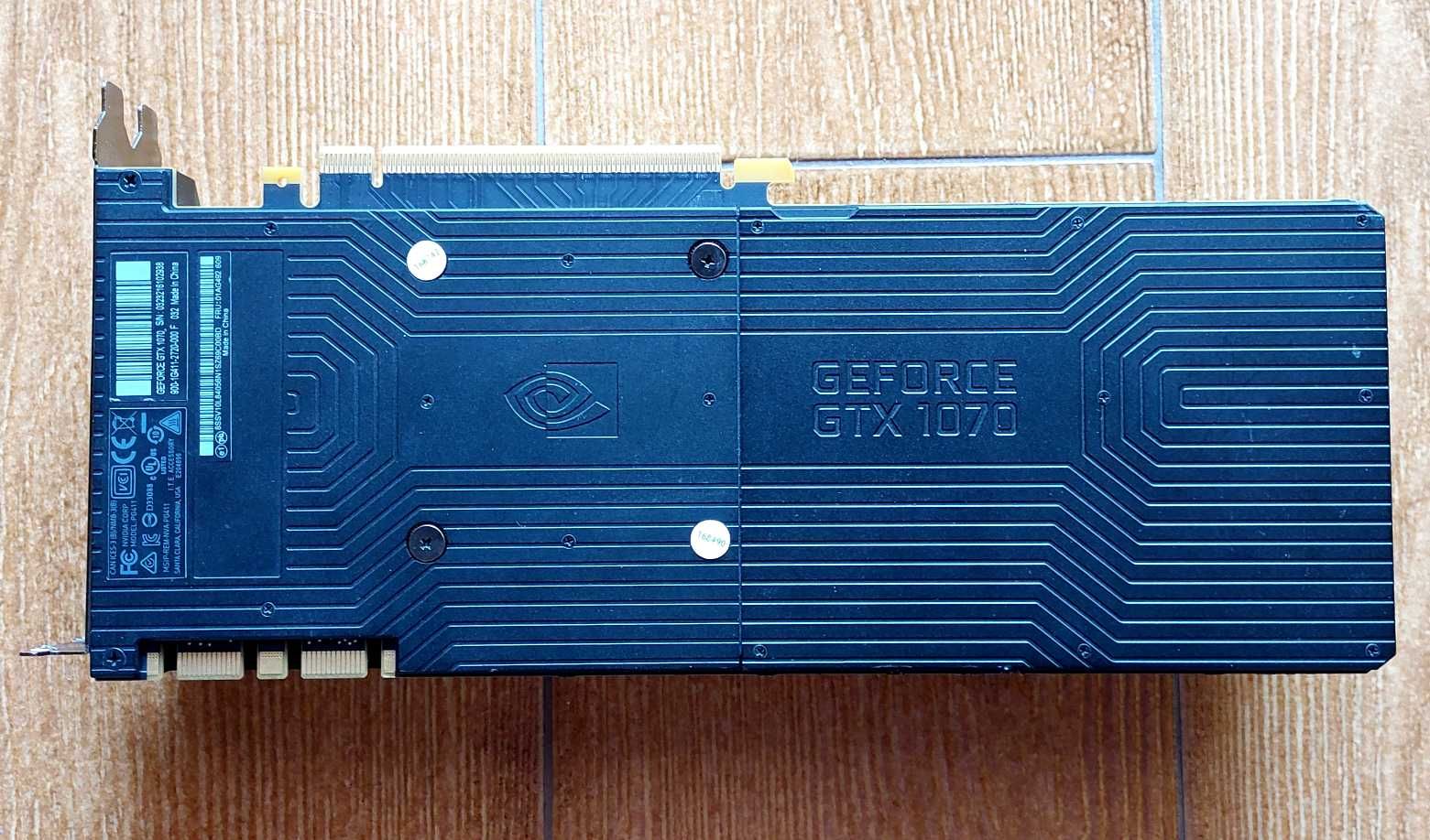 Placa gráfica NVIDIA GeForce GTX 1070 Founders Edition – 8GB GDDR5