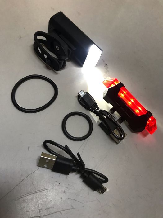Luz p/ bicicletas recarregáveis