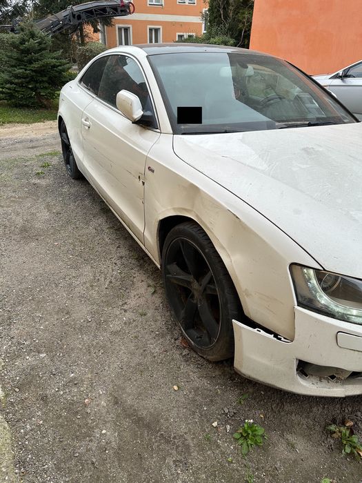 Audi A5 !!! 8T - Biała Perła !!! Uszkodzone.