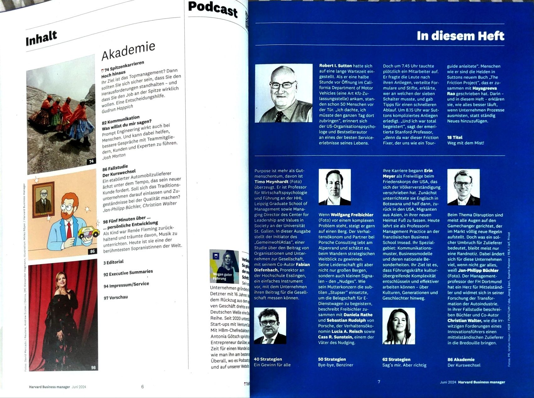 Czasopismo Harvard Business Manager DE Porsche, Kariera, rozwój firmy
