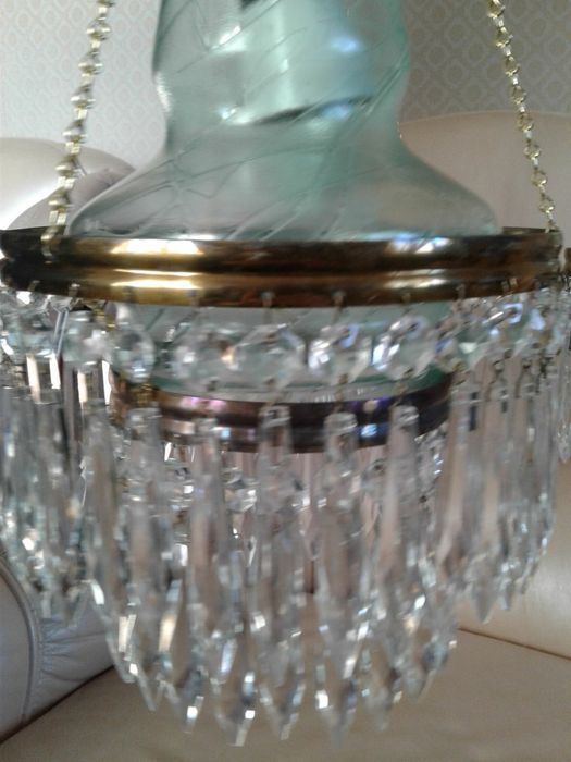 Люстра хрустальная Чехия без деффектов чистая