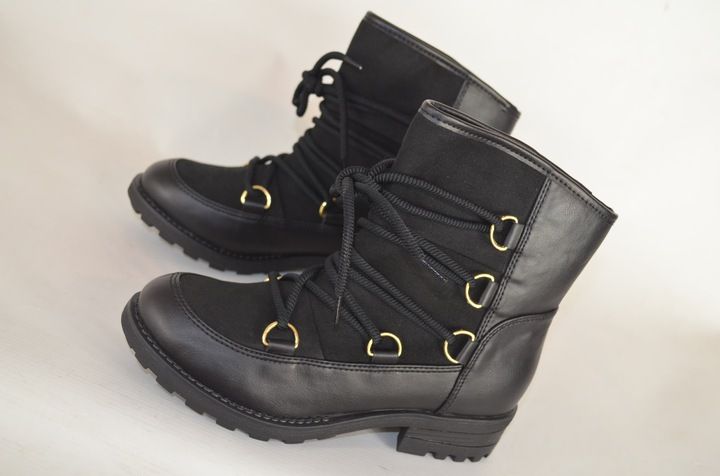 EVEN&ODD BOTKI damskie czarne ROZ 38