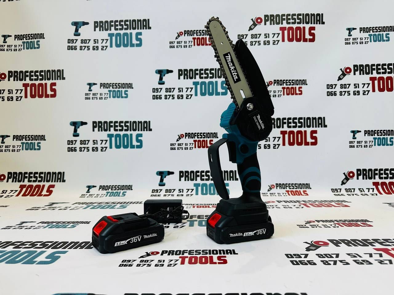 Аккумуляторная Міні пила Makita DUC365 36V-5A Сучкорез Шина 15см