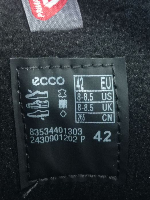 Чоловічі черевики ECCO Exostride M Primaloft 42,45р.