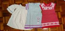 Lote 3 Vestidos - 2 anos