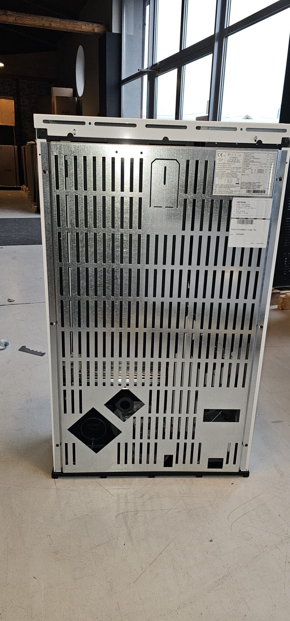 Piec piecyk kominek na pellet typu SLIM Eva Calor Zita 7,5 kW