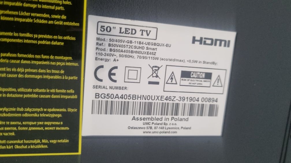 Telewizor Blaupunkt 50 " Smart TV