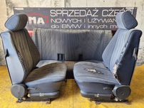 BMW E30 COUPE Fotele Kanapa Komplet Przedlift Wąska Lampa Niebieskie